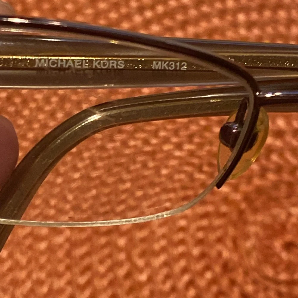 Michael Kors Glasses Frame MK312 210 SemiRimless Metal Gold Men Women Glasses